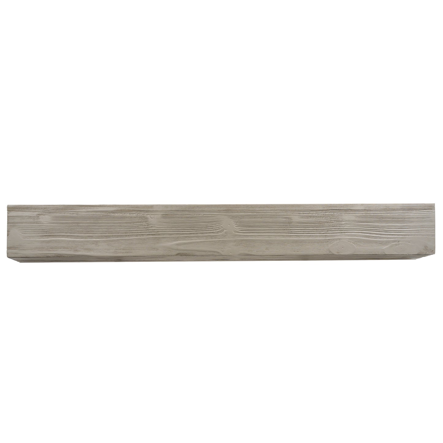 60" Rustic Wood Fireplace Mantel,Wall-Mounted & Floating Shelf for Home Decor grey
