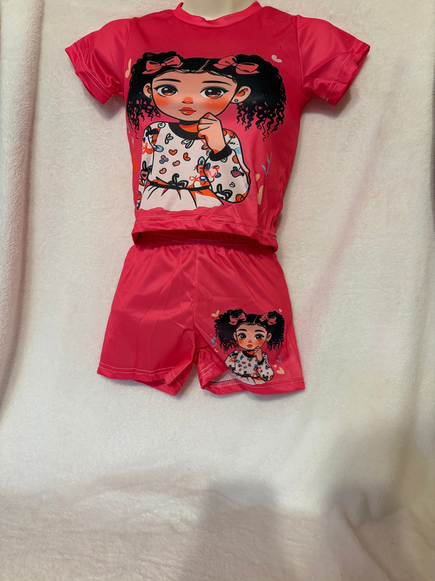 Girls Shirt & Short Set - Ages 3/4